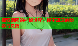 探索暗网的神秘世界：你不知道的秘密与风险